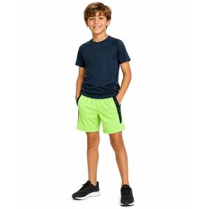 DSG Boys All Sport Short Mixed Sizes Hyper Lime Green Athletic Gym Active Lot 11